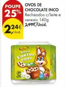 Pingo Doce Ovos de chocolate inco promoção