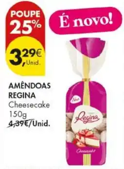 Pingo Doce Amendoas regina cheesecake promoção