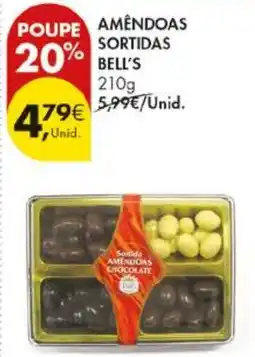 Pingo Doce Amendoas sortidas bell's promoção
