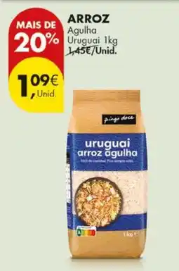 Pingo Doce Arroz agulha uruguai promoção