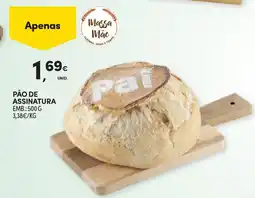 Continente Pão de assinatura promoção