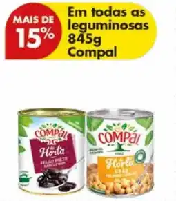 Pingo Doce Em todas as leguminosas Compal promoção