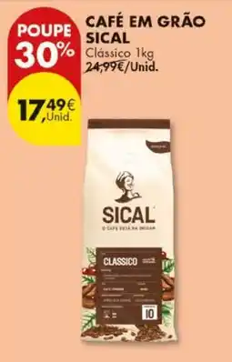Pingo Doce Café em grão sical Clássico promoção