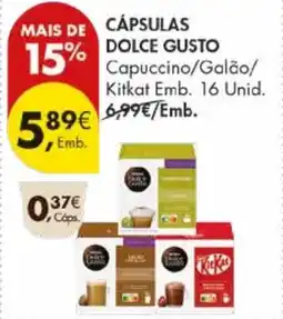Pingo Doce Cápsulas dolce gustp promoção