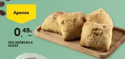 Continente Pão abóbora e nozes promoção