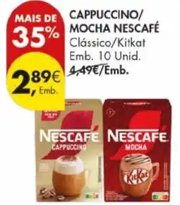 Pingo Doce Cappuccino/ mocha nescafé promoção
