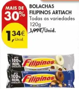 Pingo Doce Bolachas filipinos artiach promoção