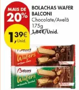 Pingo Doce Bolachas wafer balconi promoção