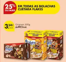 Pingo Doce Em todas as bolachas cuetara flakes originais promoção