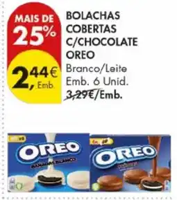 Pingo Doce Bolachas cobertas c/chocolate oreo promoção
