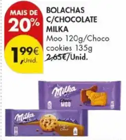 Pingo Doce Bolachas c/chocolate milka promoção
