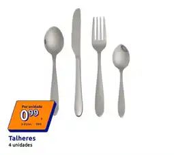 Action Talheres 4 unidades promoção