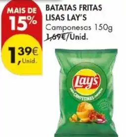 Pingo Doce Batatas fritas lisas lay's promoção