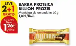 Pingo Doce Barra proteica billion prozis promoção