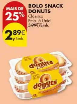 Pingo Doce Bolo snack donuts promoção