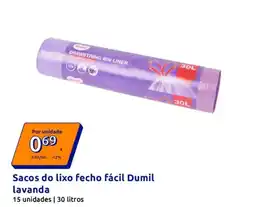 Action Sacos do lixo fecho fácil Dumil promoção