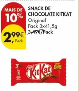 Pingo Doce Snack de chocolate kitkat promoção