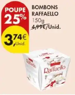 Pingo Doce Bombons raffaello promoção