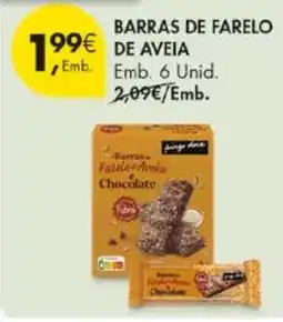 Pingo Doce Barras de farelo de aveia promoção
