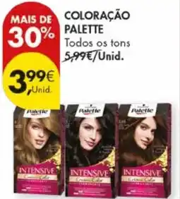 Pingo Doce Coloração palette promoção