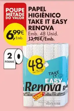 Pingo Doce Papel higiénico take it easy renova promoção