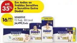 Pingo Doce Dodot sensitive promoção