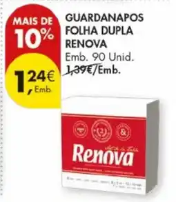 Pingo Doce Guardanapos folha dupla renova promoção