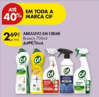 Pingo Doce Abrasivo em creme cif promoção