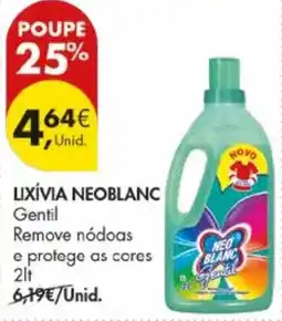 Pingo Doce Lixivia neoblanc promoção