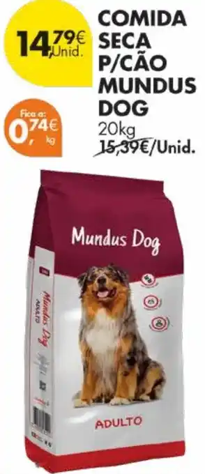 Pingo Doce Comida seca p/cão mundus dog promoção