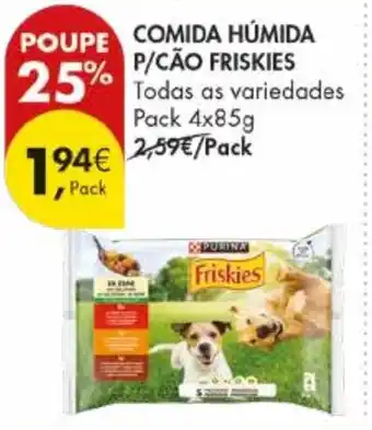 Pingo Doce Comida húmida p/cão friskies promoção