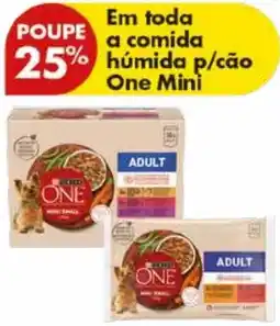 Pingo Doce Em toda a comida húmida p/cão One Mini promoção