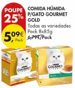 Pingo Doce Comida húmida p/gato gourmet gold promoção