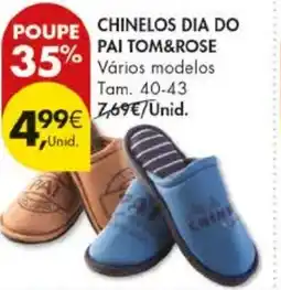 Pingo Doce Chinelos dia do pai tom&rose promoção