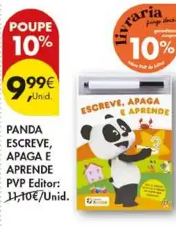 Pingo Doce Panda escreve, apaga e aprende pvp editor: promoção
