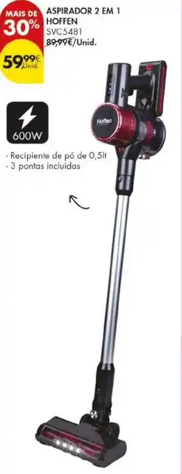 Pingo Doce Aspirador 2 em 1 hoffen promoção