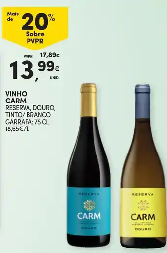 Continente Vinho carm promoção