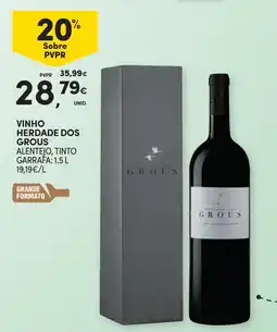 Continente Vinho herdade dos grous promoção