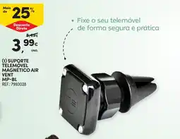 Continente Suporte telemóvel magnético air vent mp-bl promoção