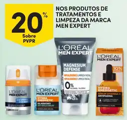 Continente Nos produtos de tratamentos e limpeza da marca men expert promoção