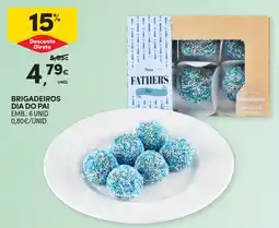 Continente Brigadeiros dia do pai promoção