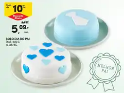 Continente Bolo dia do pai promoção