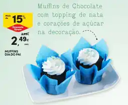Continente Muffins dia do pai promoção
