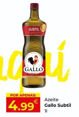 Miranda Supermercados Azeite Gallo Subtil promoção
