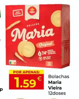 Miranda Supermercados Bolachas Maria Vieira 12doses promoção