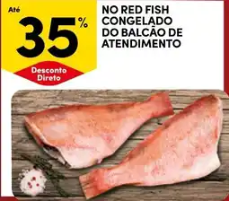 Continente No red fish congelado do balcão de atendimento promoção