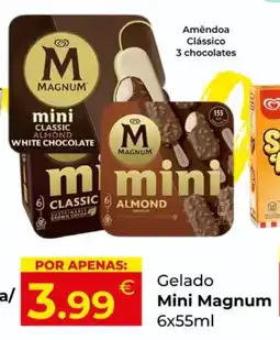 Miranda Supermercados Gelado Mini Magnum promoção