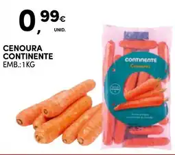 Continente Cenoura continente promoção