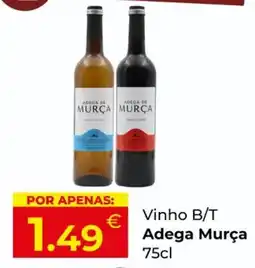 Miranda Supermercados Vinho B/T Adega Murça promoção
