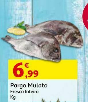 Pargo mulato:fresco inteiro kg